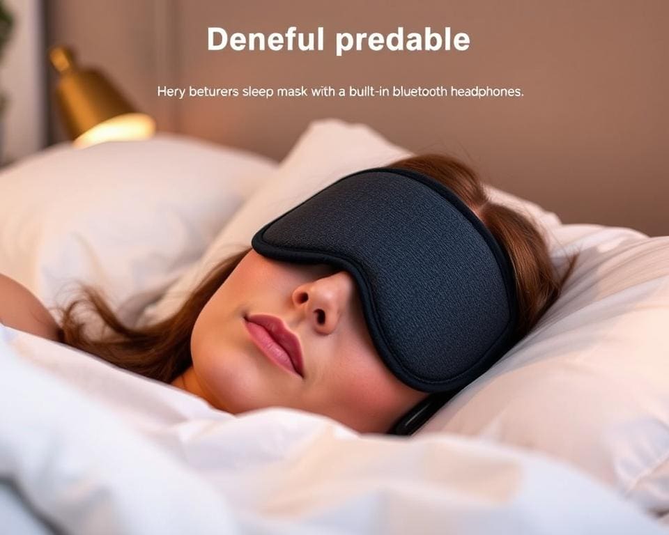 Slaapmaskers met ingebouwde Bluetooth-koptelefoons