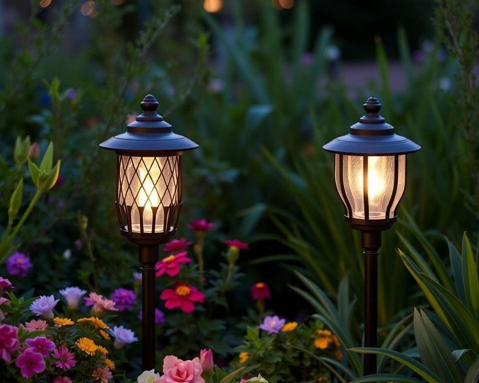 Tuinlampen met aanpasbare helderheid