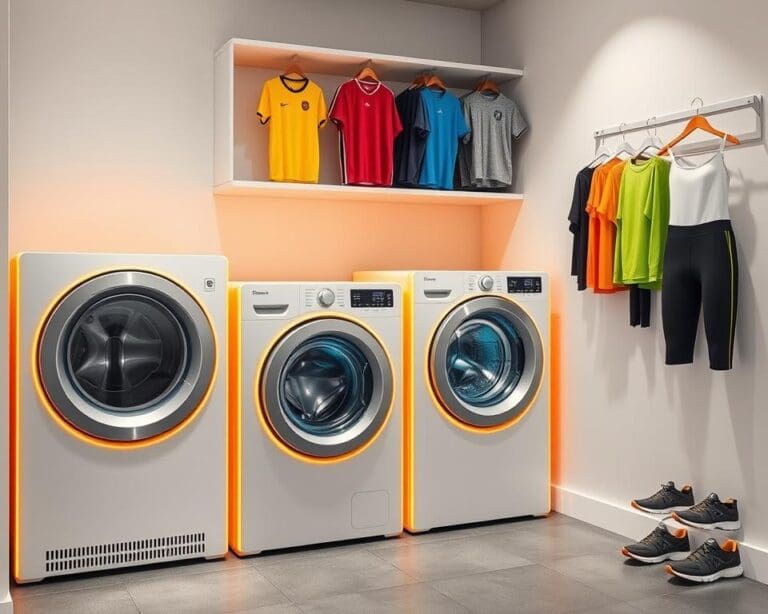 Wasmachines met een programma voor sportkleding