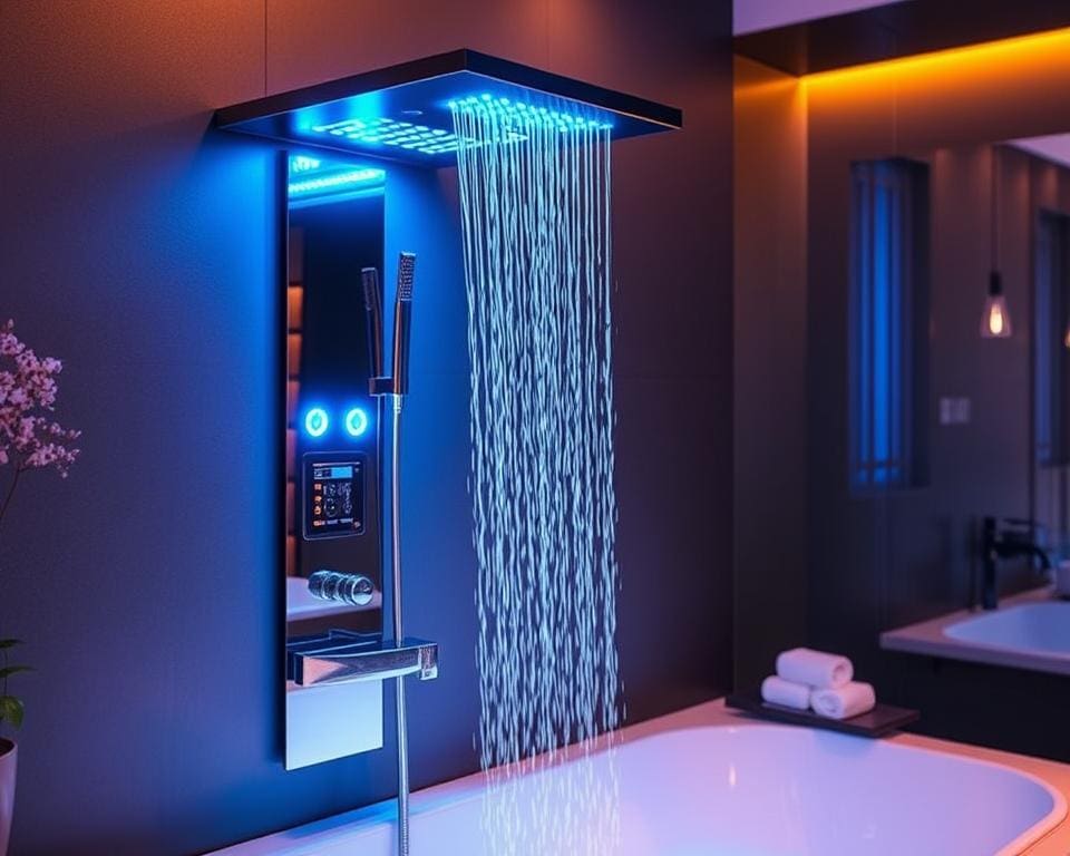 luxe douchepanelen met lichttherapie